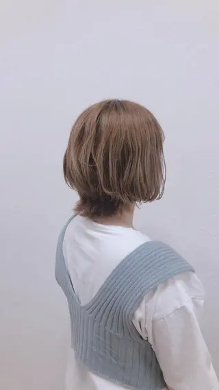 ミディアム カラー パーマ パーマ特化 三浦楓雅のヘアスタイル
