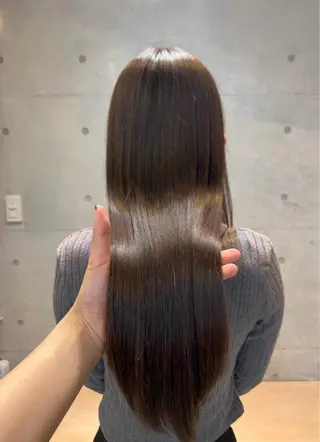 ロング デジタルパーマ/ 艶カラー/神野楓のヘアスタイル