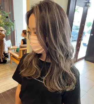 セミロング 具志 正太のヘアスタイル