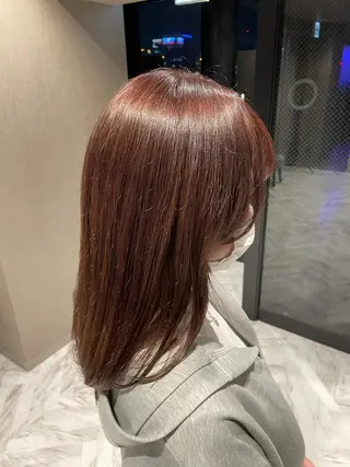 ロング カラー パーマ、ストパー モデル募集、ちはるのヘアスタイル