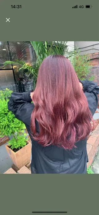 セミロング カラー SHIAN 八王子👼鬼塚さやかのヘアスタイル