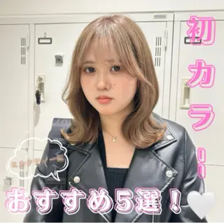 ロング カラー ピンクカラー🎀/ ミルクティー🍼花音のヘアスタイル