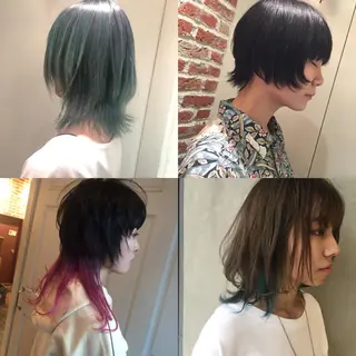 ホワイト&レイヤーカ ットエクステ長畠俊輔のヘアスタイル