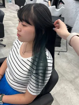 ロング カラー 🌀メンズパーマ🌀 中島 日菜のヘアスタイル