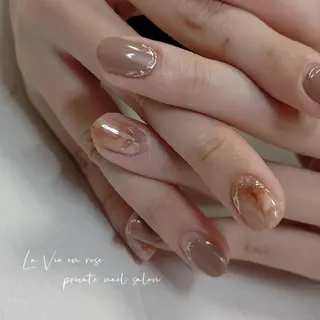 ネイル ラヴィアン ローズのネイルデザイン