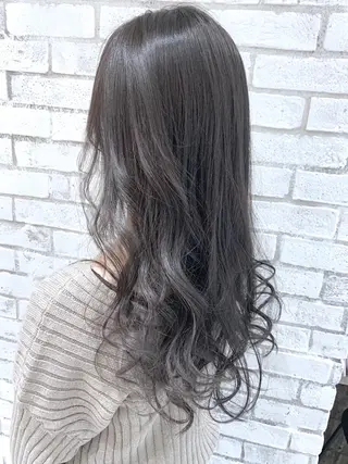 ロング カラー パーマ ヘアアレンジ filo byFeria渋谷所属・縮毛矯正/美髪 髪質改善/石田幸輔のヘアスタイル