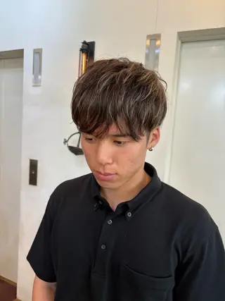 カラー メンズ 似合わせカット‪// 鶴我万唯華のヘアスタイル