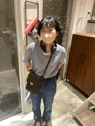 ショート パーマ jinka hair salon所属・豊田 真夕のヘアスタイル