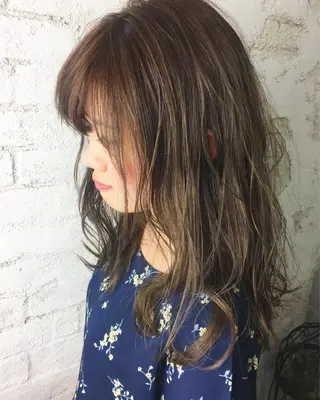 ロング カラー boutique misakiのヘアスタイル