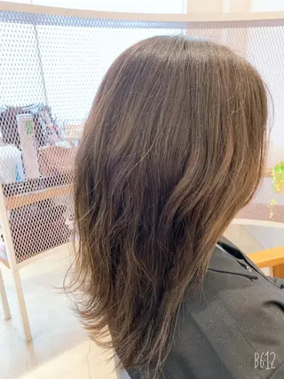 ロング カラー 似合わせカット得意 仁井亮のヘアスタイル