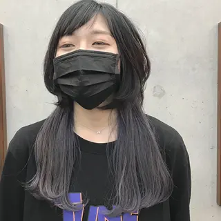 セミロング カラー ✂︎ウルフ・ショート ✂︎MIKUNIのヘアスタイル