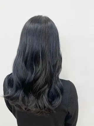 ロング カラー パーマ 💚ミヤマ アンナ☘️のヘアスタイル