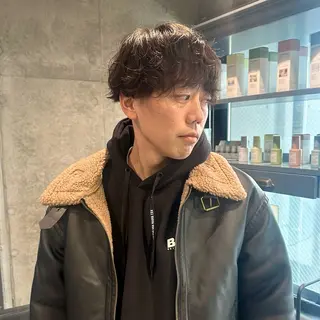 パーマ メンズ yui 🎀 Men's 特化のヘアスタイル