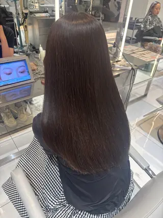 セミロング ️🩵RINKA/ ハイトーンカラー🩵のヘアスタイル