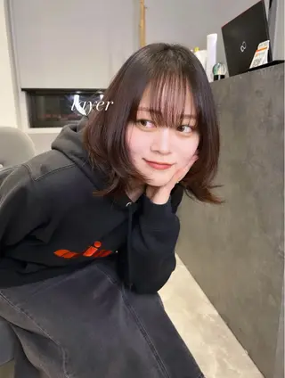 カラー TOMONA👑 GiseL梅田店のヘアスタイル