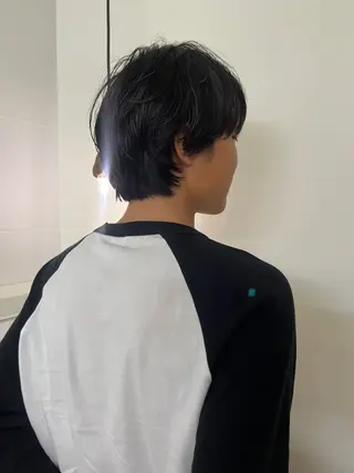 ショート パーマ メンズ メンズハイトーン/栄 /イトウタケルのヘアスタイル