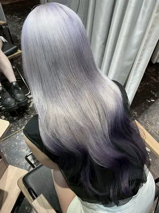 ロング カラー ハイトーン/韓国風/ 艶髪/吉祥寺のヘアスタイル