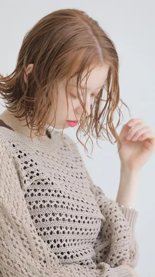 ショート カラー 髪質改善/美髪矯 正ヤマモトハルキのヘアスタイル