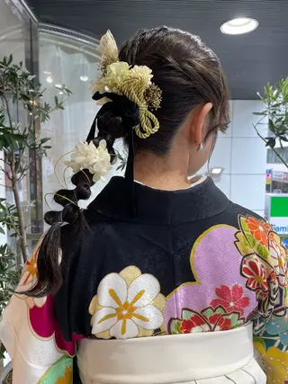 ヘアアレンジ るか/透明感 カラー/アレンジのヘアスタイル