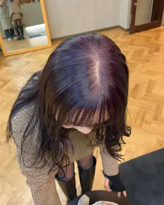 ロング カラー miyu /レイヤー/ブリーチのヘアスタイル