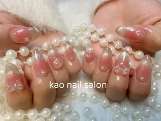 ネイル kao nail マグネット/長さだしのネイルデザイン