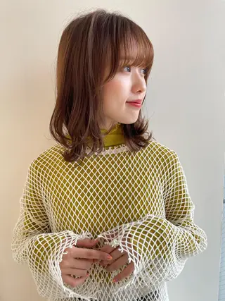 ロング 永井 瑞穂のヘアスタイル