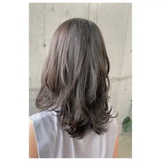 セミロング カラー パーマ ヘアアレンジ メンズ キッズ TopStylist ✂︎ Azumaのヘアスタイル