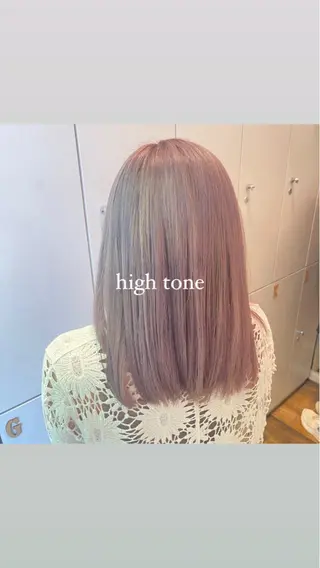 ロング カラー 茅ヶ崎/ハイトーン /レイヤーカットのヘアスタイル