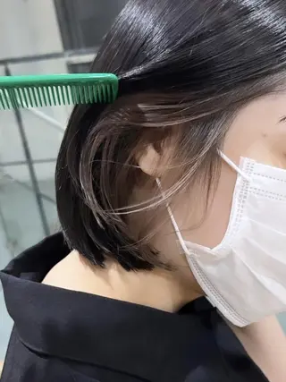 セミロング ネイル マツエク・マツパ アイブロウ yelm ［official］のヘアスタイル