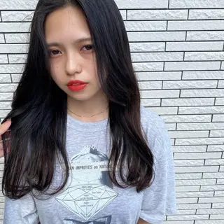 ロング RURI韓国ボブ 🇰🇷タッセルボブのヘアスタイル