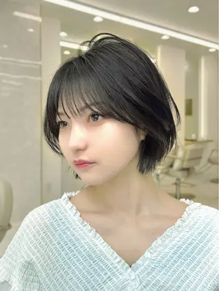 ショート 韓国顔まわり/前髪 /レイヤー/いつきのヘアスタイル