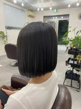 ショート カラー 縮毛矯正・髪質改善個室型salon Cannaつくばみどりの美容室【カンナ】所属・Canna honokaのヘアスタイル