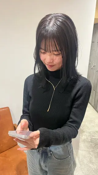 ミディアム 梅田美容室/カット /Maoのヘアスタイル