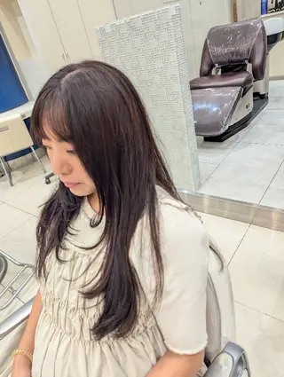 ロング 骨格補正パーマ☆ 上村保幸のヘアスタイル