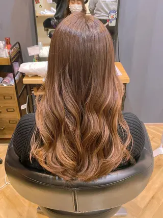 ロング 韓国ヘア/レイヤー 🇰🇷/艶髪/長橋のヘアスタイル