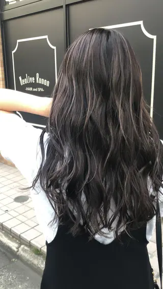 セミロング カラー パーマ ヘアアレンジ 【ツヤ髪美容師】 ツダケイスケのヘアスタイル