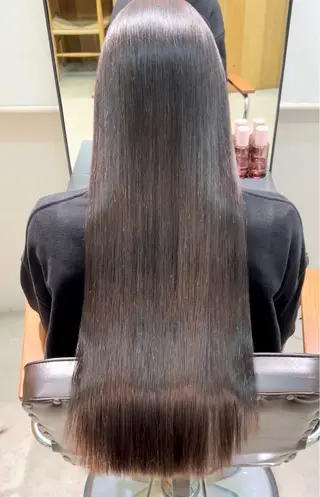 ロング 🩵縮毛矯正  髪質 改善 美髪🩵のヘアスタイル