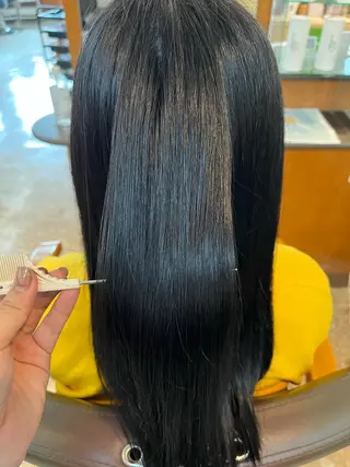 ロング カラー 熊谷 はつなのヘアスタイル