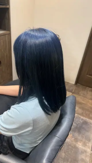 カラー 米山 すずののヘアスタイル