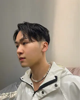 メンズ INORI|艶カラ ー|フェイスレイヤーのヘアスタイル