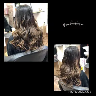 ロング カラー ヘアサロンオスカー 岸和田蛸地蔵店のヘアスタイル