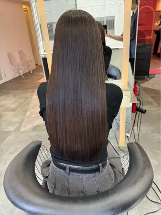 ロング 縮毛矯正/レイヤー/ 髪質改善/龍之介のヘアスタイル