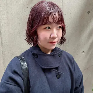 ショート パーマ 大橋 芽衣のヘアスタイル