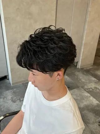 ショート パーマ ヘアアレンジ メンズ メンズ特化/カラー/ パーマ/ケイシンのヘアスタイル