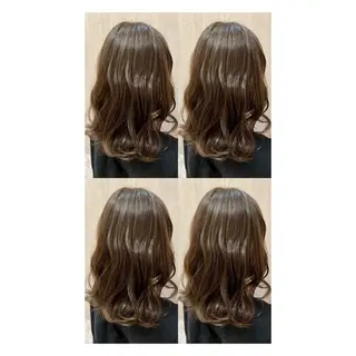 セミロング カラー 髪質改善/縮毛矯正/ 韓国ヘア/店長敦士のヘアスタイル