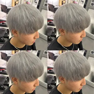 カラー メンズ 髪質改善カラー✖︎ 縮毛矯正✨️店長純大のヘアスタイル