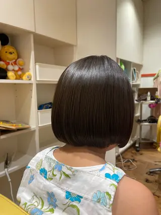 ショート キッズ 本多 美羽のヘアスタイル