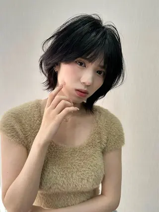 ショート カラー 韓国ヘア✨美髪矯正✨ 高橋大河のヘアスタイル