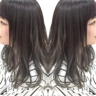 セミロング カラー 髪質改善特化サロン ICONIQ天神店のヘアスタイル