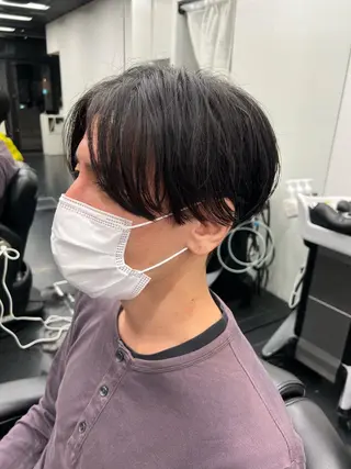 ショート ラヴィザバーバー所属・メンズカット オカムラリョウのヘアスタイル